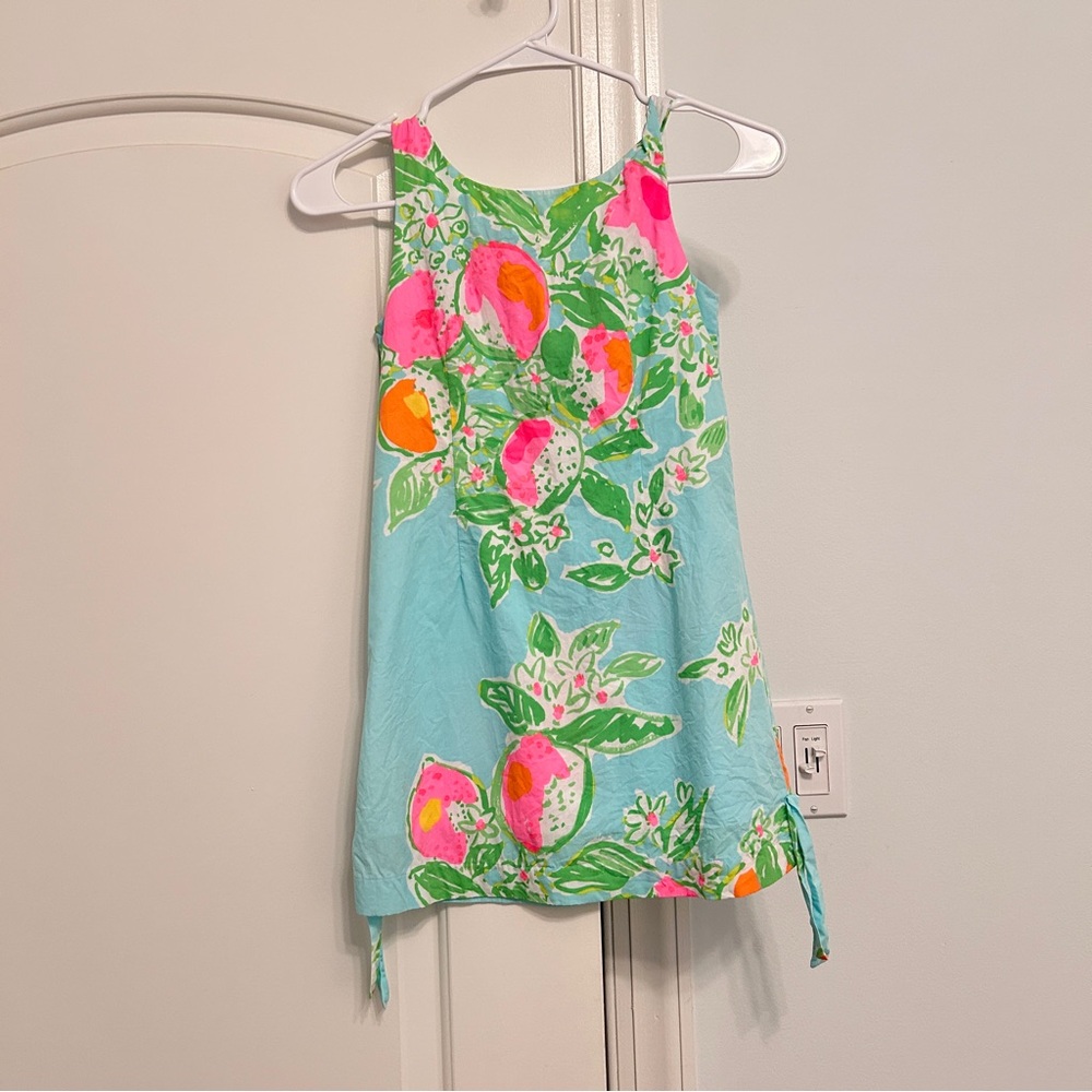Lilly Pulitzer Blue and Pink Camisole with Tropical Prints